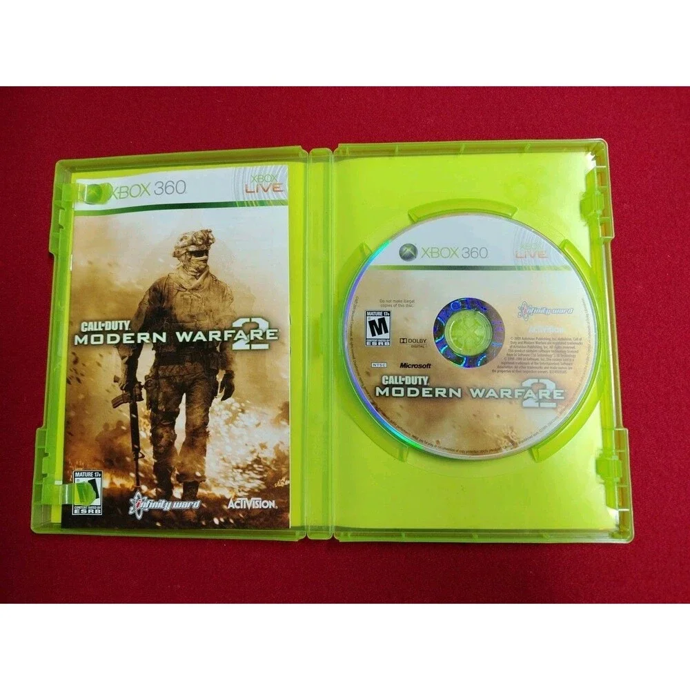 Call of Duty: Modern Warfare 2 (Microsoft Xbox 360, 2009) COMPLETE CIB
